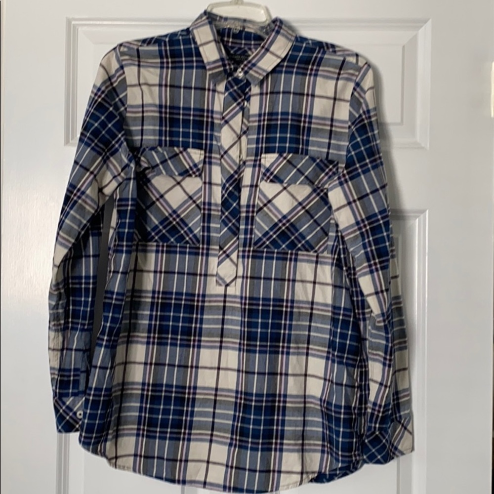 Banana republic plaid shirt
